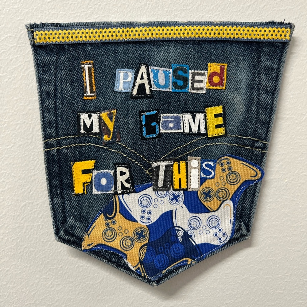 Paused my game art collage patch